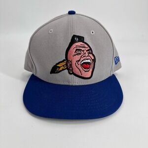 Atlanta Braves New Era 9FIFTY Snapback Hat Screaming Chief Noc-A-Homa Banned Cap